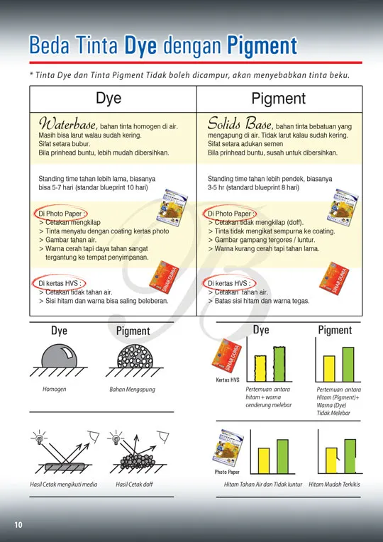 Beda Tinta Dye & Tinta Pigment