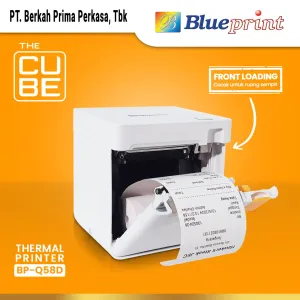 Printer Thermal BLUEPRINT Thermal Printer / Printer Struk / Printer Kasir 58mm PPOB Q58D USB + BLUETOOTH + RJ11 1 tokopedia__bp_q58d_2