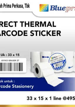 Sticker Label Portable<br> Direct Thermal Sticker  Label Stiker BLUEPRINT 33x15x1 Line ~item/2024/12/14/33x15 1